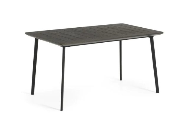 METALEA OUTDOOR DINING TABLE BRONZE 146CM
